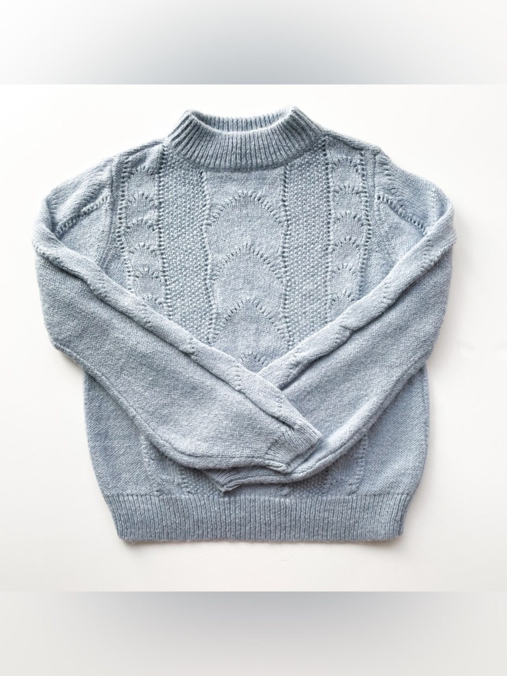 H&M Mockneck Pointelle Knit Sweater - Picture 3 of 9